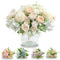 2 Pcs Artificial Peony Silk Hydrangea Bouquet